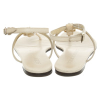 Burberry Sandals Leather in Cream