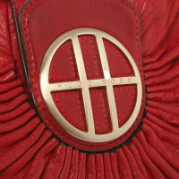 Hugo Boss Umhängetasche aus Leder in Rot