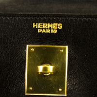 Hermès Kelly 32 Black Box Calf Leather