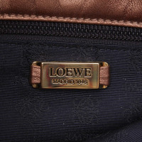 Loewe Borsa in pelle metallica