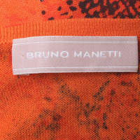 Bruno Manetti Top mit Muster-Print