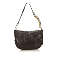 Yves Saint Laurent Leather Mombasa Shoulder Bag