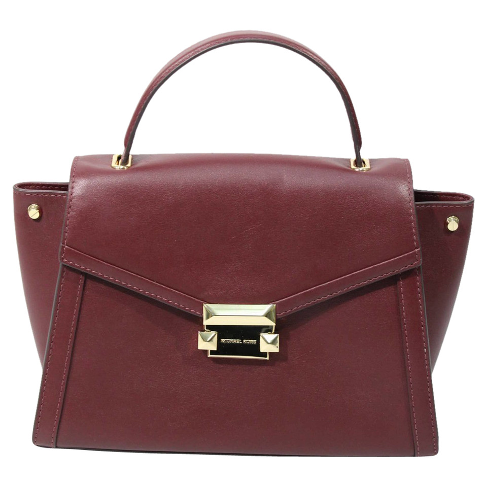 Michael Kors Borsa a mano in pelle bordeaux