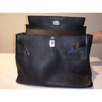 Hermès Kelly Bag 40 Leather in Black