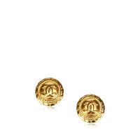 Chanel Orecchini Clip-On Gold-Tone CC