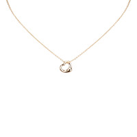 Tiffany & Co. Collana aperta del pendente del cuore 18K