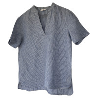& Other Stories Top Linen in Blue