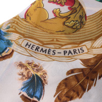 Hermès Foulard en soie avec impression