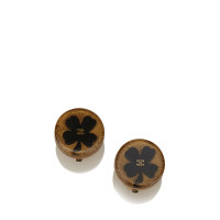 Chanel Four Leaf Clover Clip-On Earrings