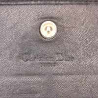 Christian Dior Portefeuille en cuir texturé en diorissimo