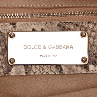 Dolce & Gabbana Python-Schultertasche