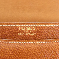 Hermès Faco aus Leder in Braun