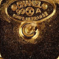 Chanel Gouden Tone CC Oorbellen