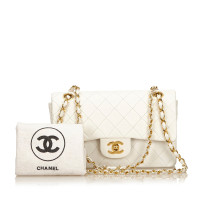 Chanel Mademoiselle Leer in Wit