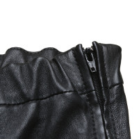 Arma Pantalon en cuir noir