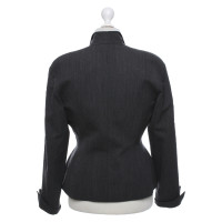 Mugler Blazer en Laine en Gris