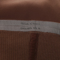 Rick Owens Pantalon en soie en brun