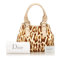 Christian Dior Stampa animale Shoulder bag