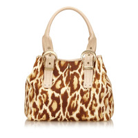 Christian Dior Stampa animale Shoulder bag