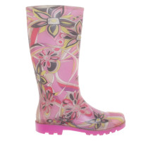 Emilio Pucci Wellies with pattern