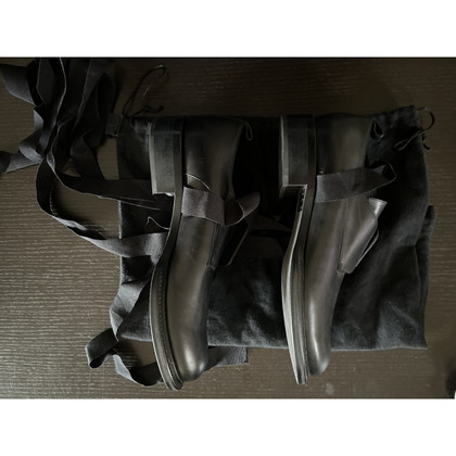 Ann Demeulemeester Slippers/Ballerinas Leather in Black