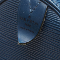 Louis Vuitton Keepall 45 Leer in Blauw