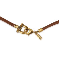 Salvatore Ferragamo Bracciale in pelle Gancini