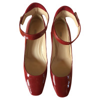 Hugo Boss Red pumps with ankle strap