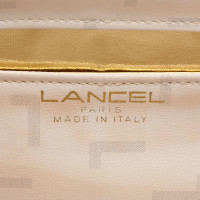 Lancel Woven Straw Shoulder Bag