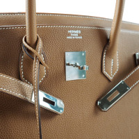 Hermès Birkin Bag 35 en Cuir en Doré
