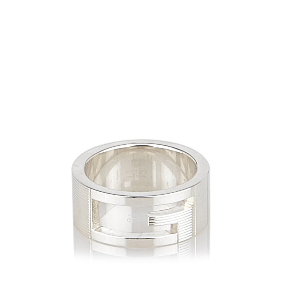 Gucci Sterling Silver Cutout Ring