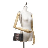 Alexander McQueen Leopard Print Gradient PVC Chain Shoulder Bag