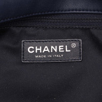 Chanel Surpique aus Leder in Blau
