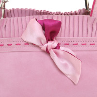 Escada Shoulder bag Suede in Pink
