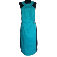 Dsquared2 Halter jurk in turquoise / zwart