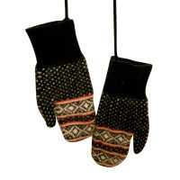 Rag & Bone Gloves in knitted look