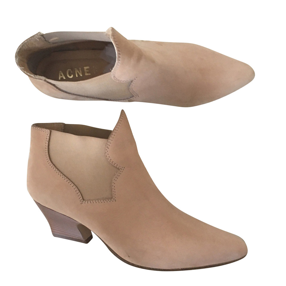 Acne Ankle boots in Nude