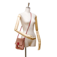 Fendi Jacquard Zucchino Shoulder Bag