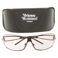 Vivienne Westwood Metallic-Sonnenbrille in Rosa