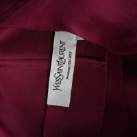 Yves Saint Laurent Top Silk in Fuchsia