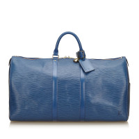 Louis Vuitton Keepall 55 Leather in Blue