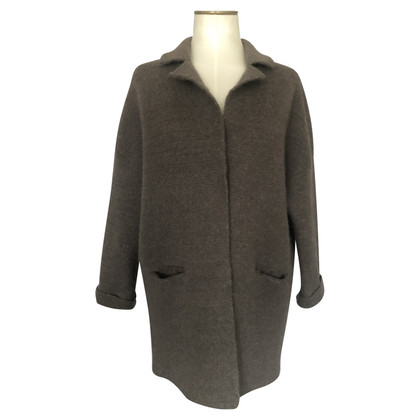 Roberto Collina Jacket/Coat Wool in Brown