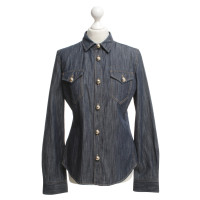 Dsquared2 Jeansbluse in Dunkelblau