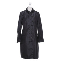 Ermanno Scervino Silk coat in black