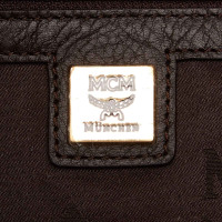 Mcm Animal Print Leather Tote Bag
