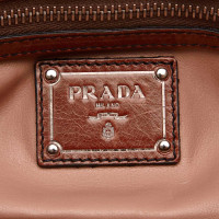 Prada Catena di cuoio brevettata Shoulder bag