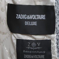 Zadig & Voltaire Jacke in Schwarz/Weiß