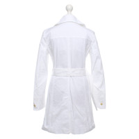 Strenesse Jacke/Mantel aus Baumwolle in Weiß