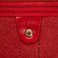 Louis Vuitton Keepall 45 in Pelle in Rosso
