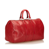 Louis Vuitton Keepall 45 Leather in Red